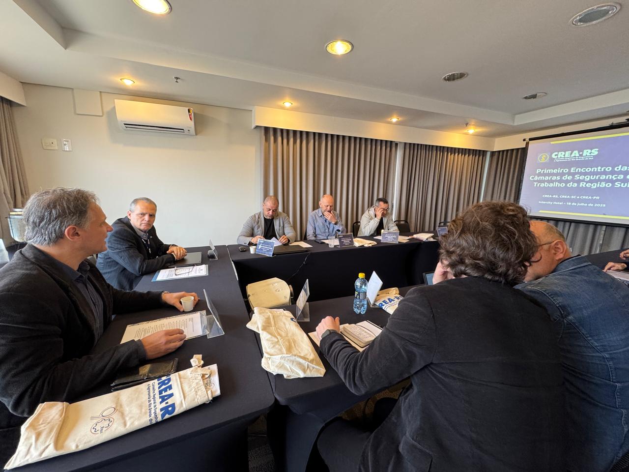 Um dos eixos do encontro foi a discuss&atilde;o sobre propostas para o curr&iacute;culo b&aacute;sico dos cursos de especializa&ccedil;&atilde;o em Engenharia de Seguran&ccedil;a do Trabalho